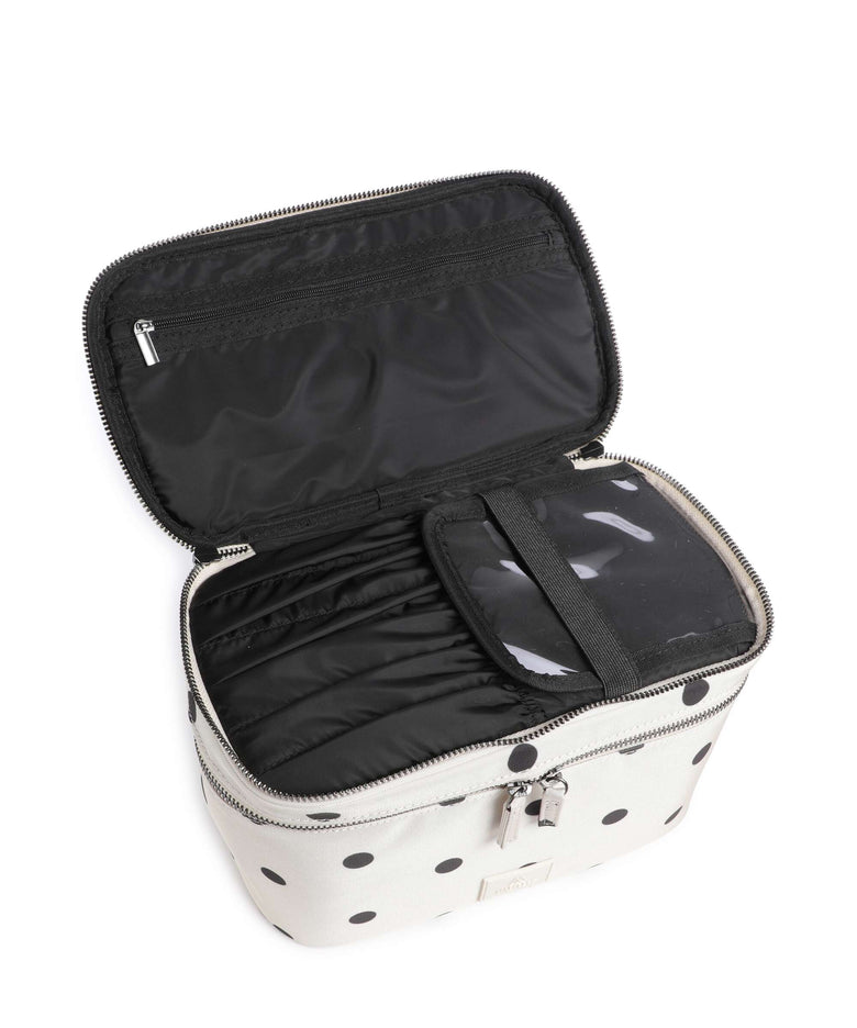 Markberg Treasure Toiletry bag polka dot/creme