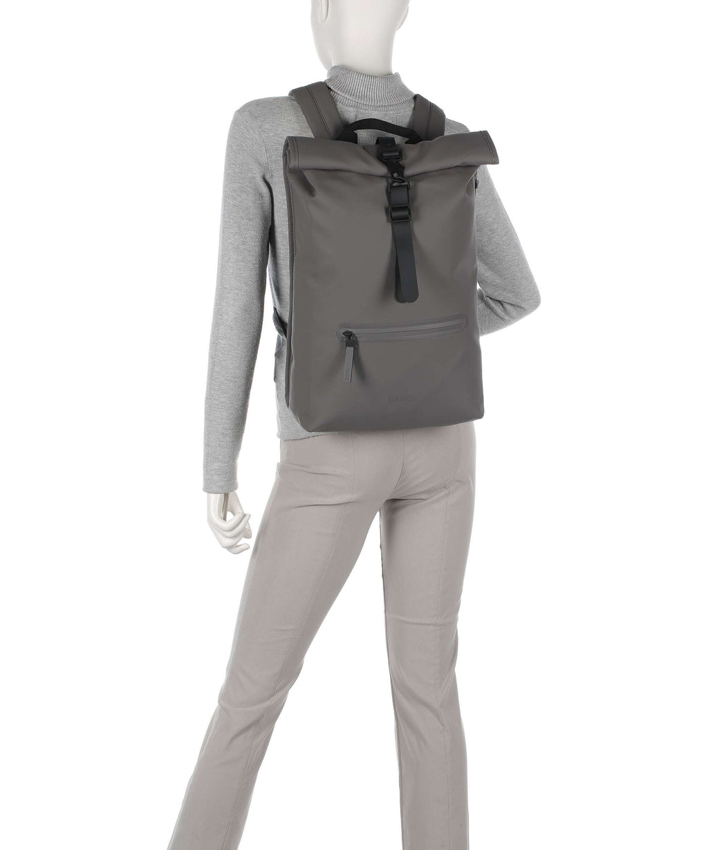 Rains Rolltop backpack grey