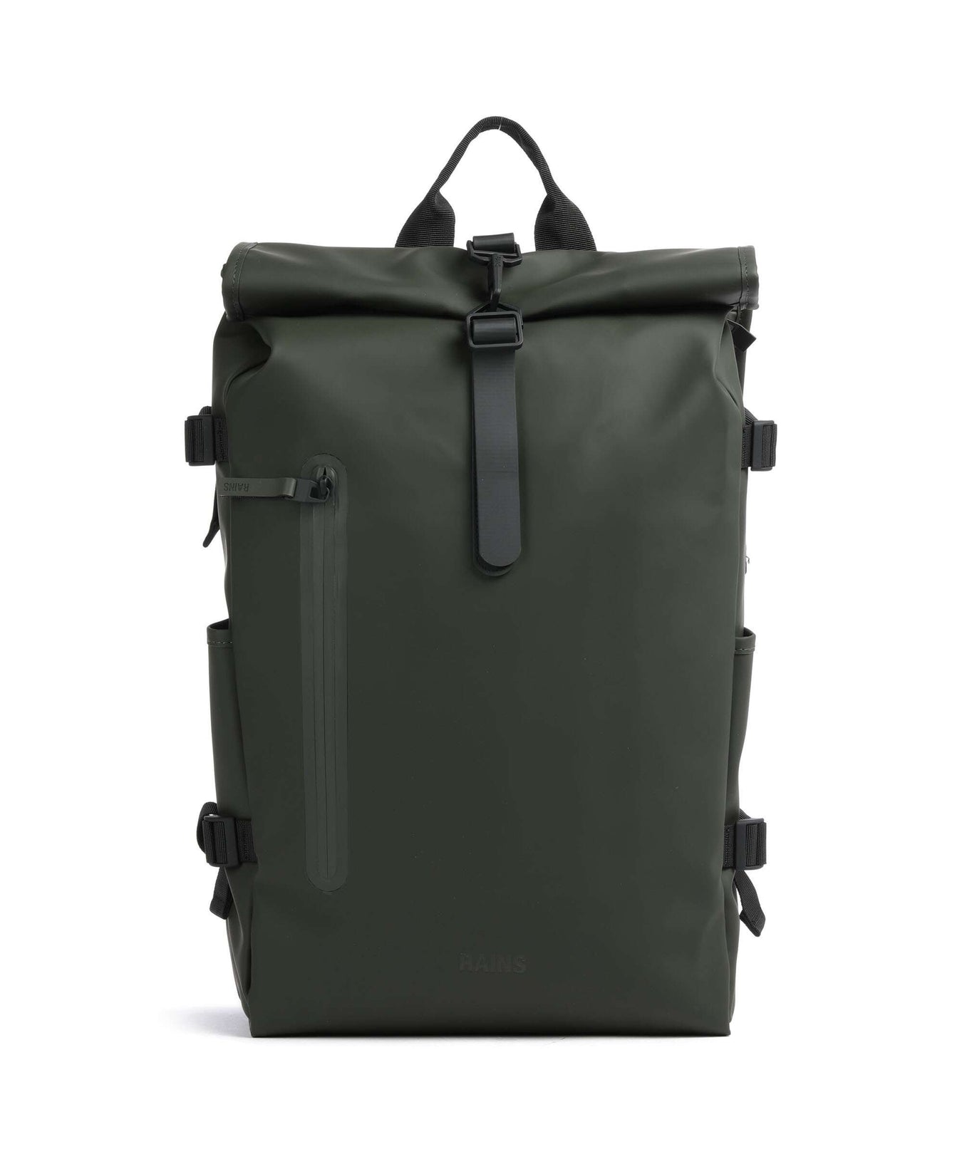 Rains Large Rolltop backpack green