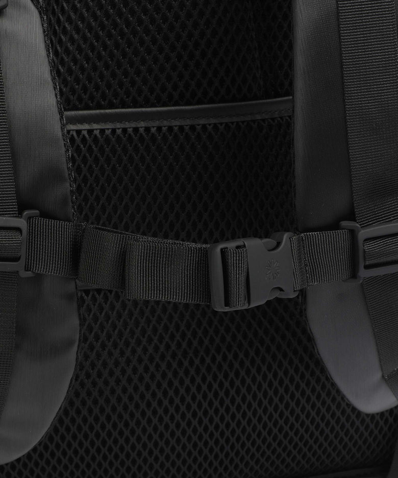 Rains Texel Moulded Rolltop backpack black grain