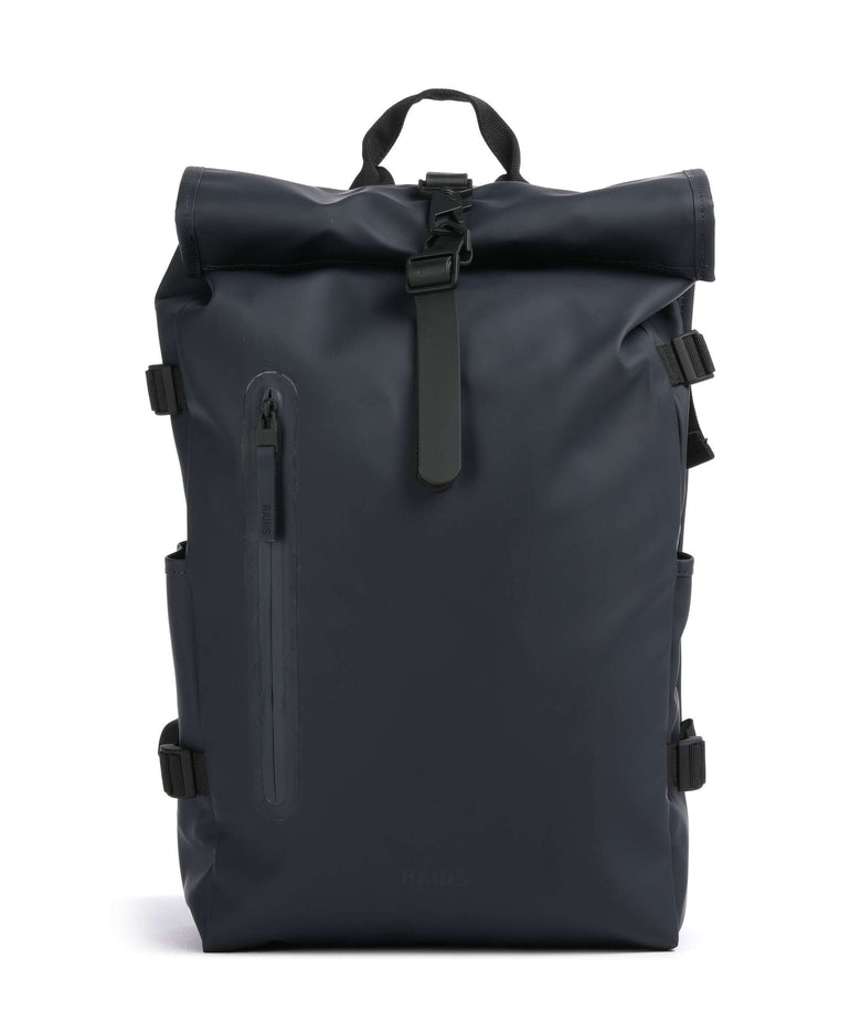 Rains Large Rolltop backpack navy