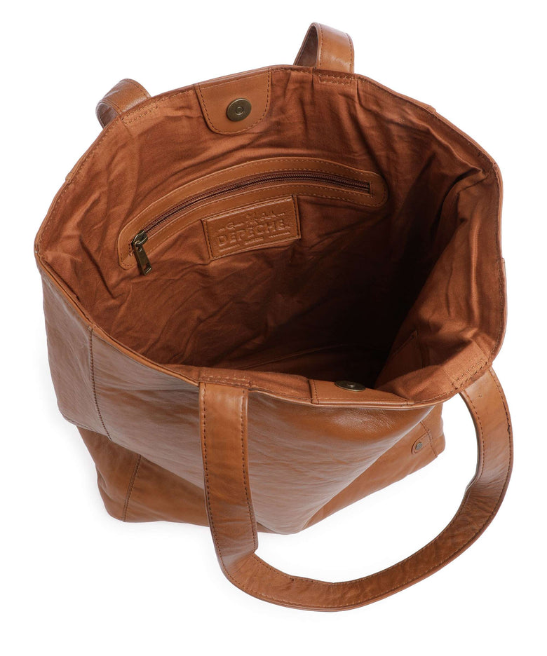 Depeche Power Field Utility Modern Tote bag cognac