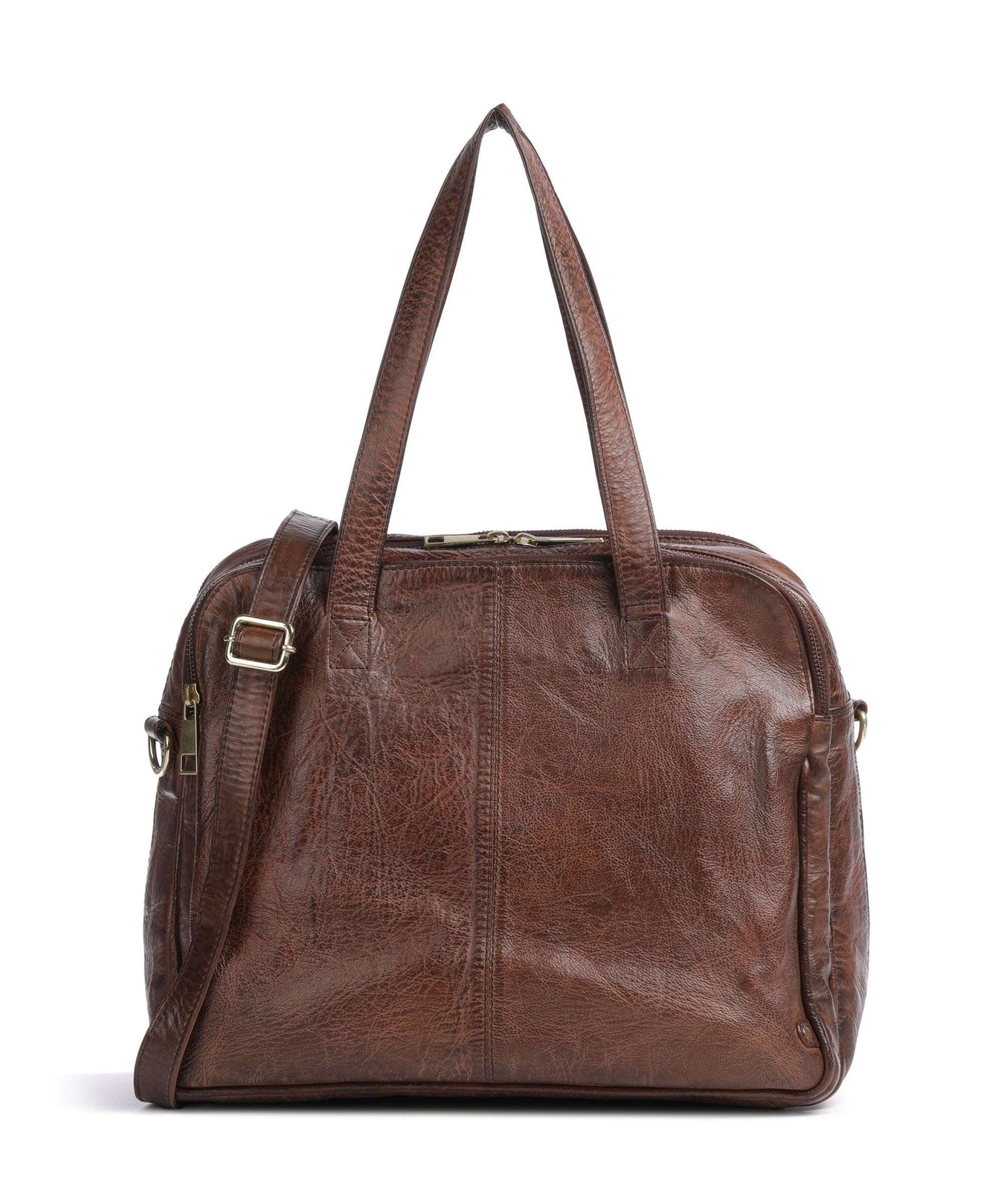 Depeche Golden Chic Shoulder bag brandy