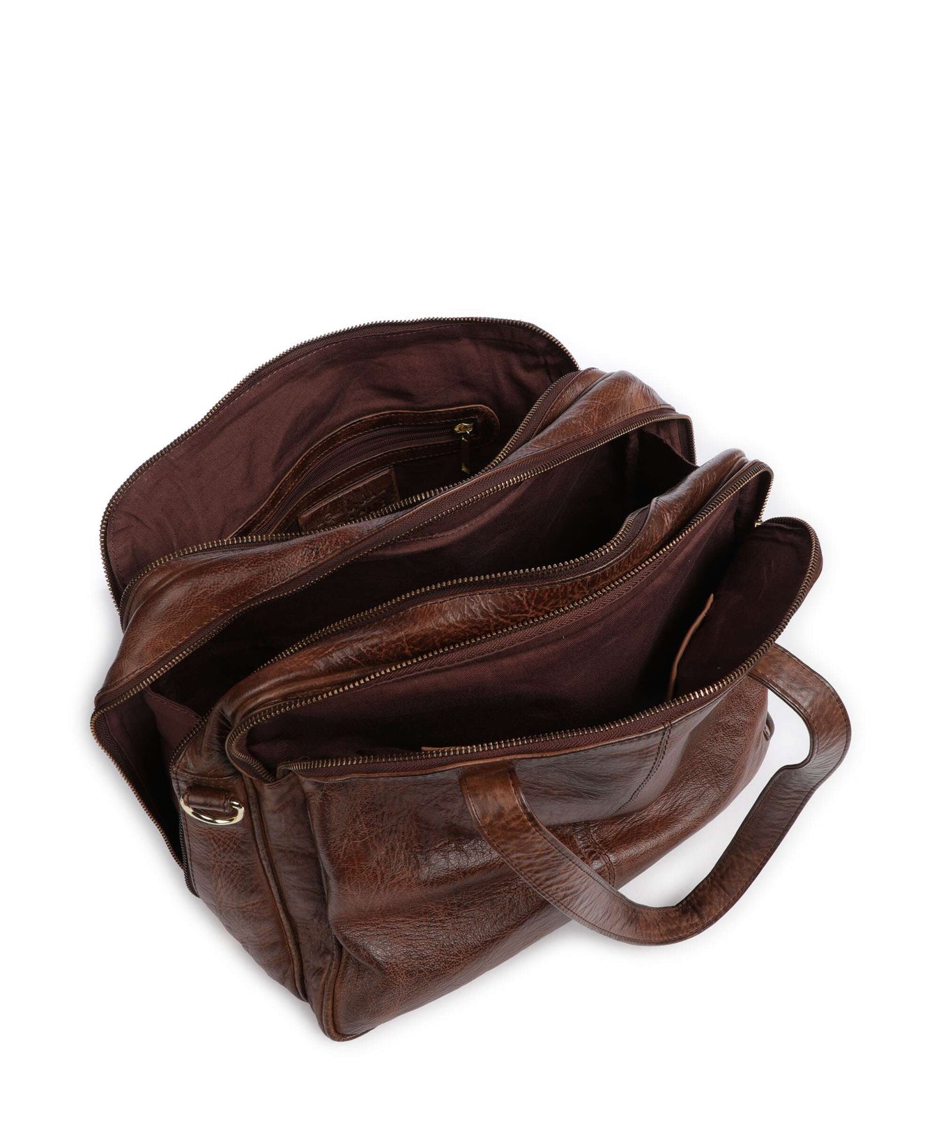 Depeche Golden Chic Shoulder bag brandy