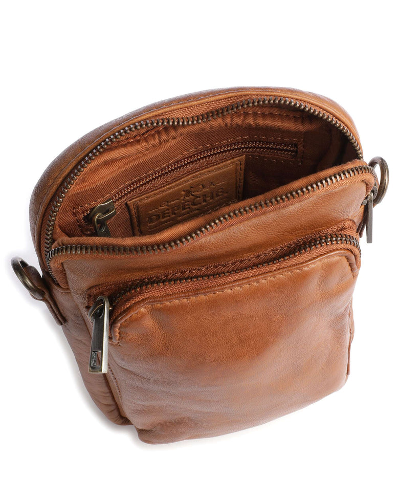 Depeche Power Field Crossbody bag cognac