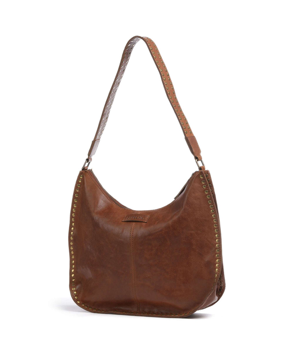 Depeche Rocking Rodeo Hobo bag vintage cognac