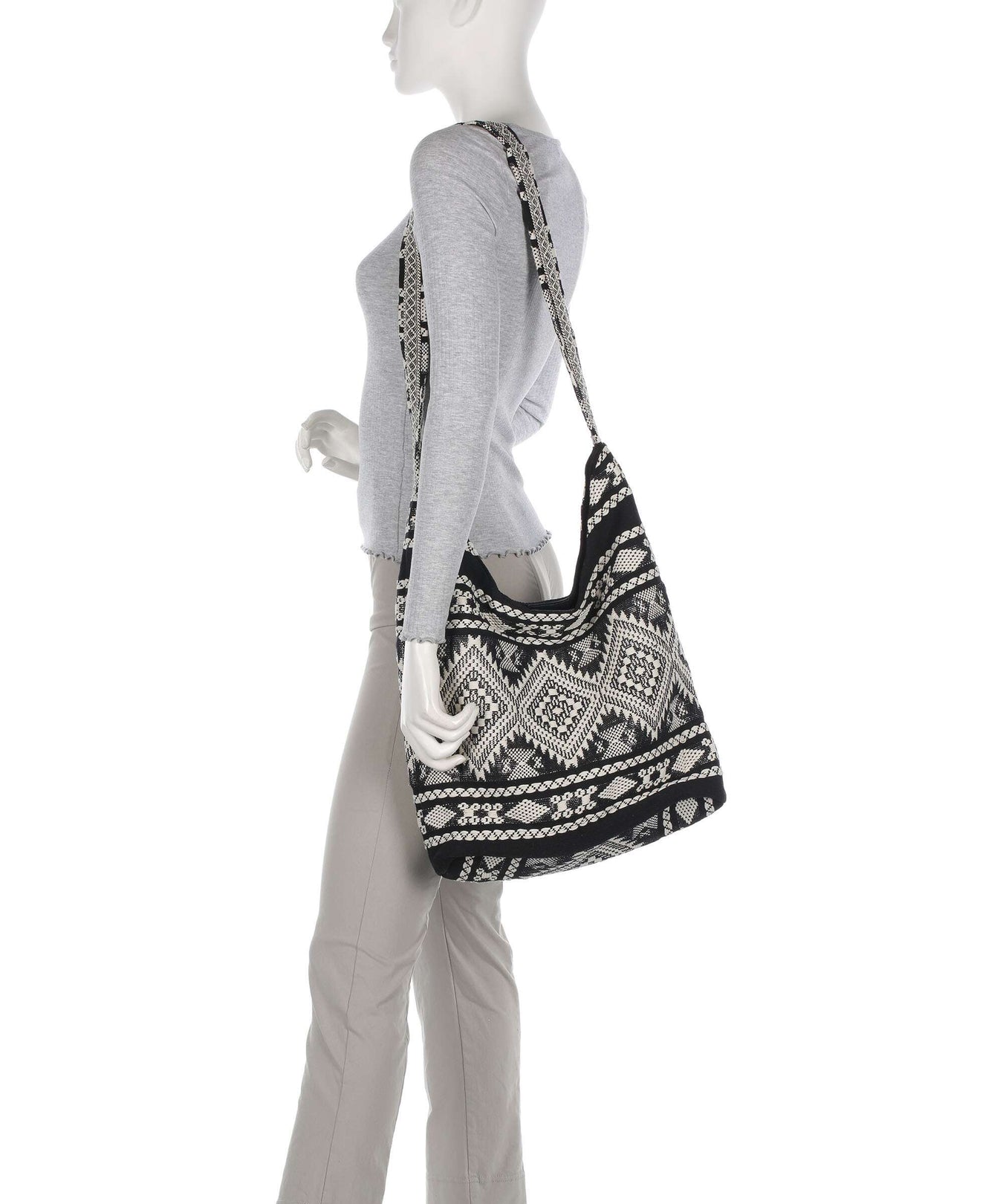 Depeche Soft Luxury Hobo bag black