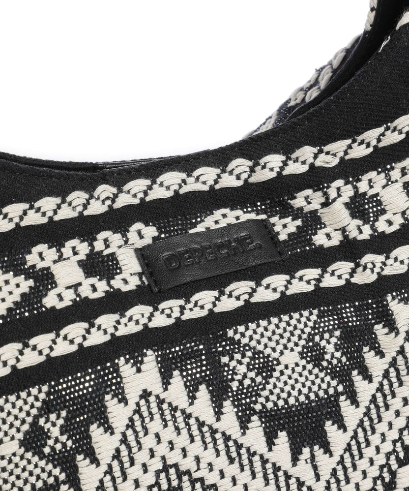 Depeche Soft Luxury Hobo bag black