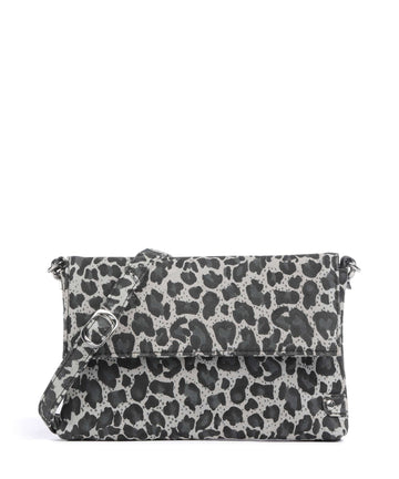Depeche Fashion Favourites Crossbody tas grey leo print