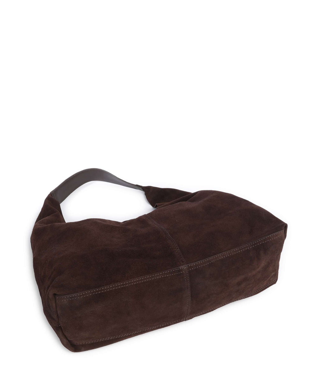 Depeche Bilbao Hobo bag chocolate