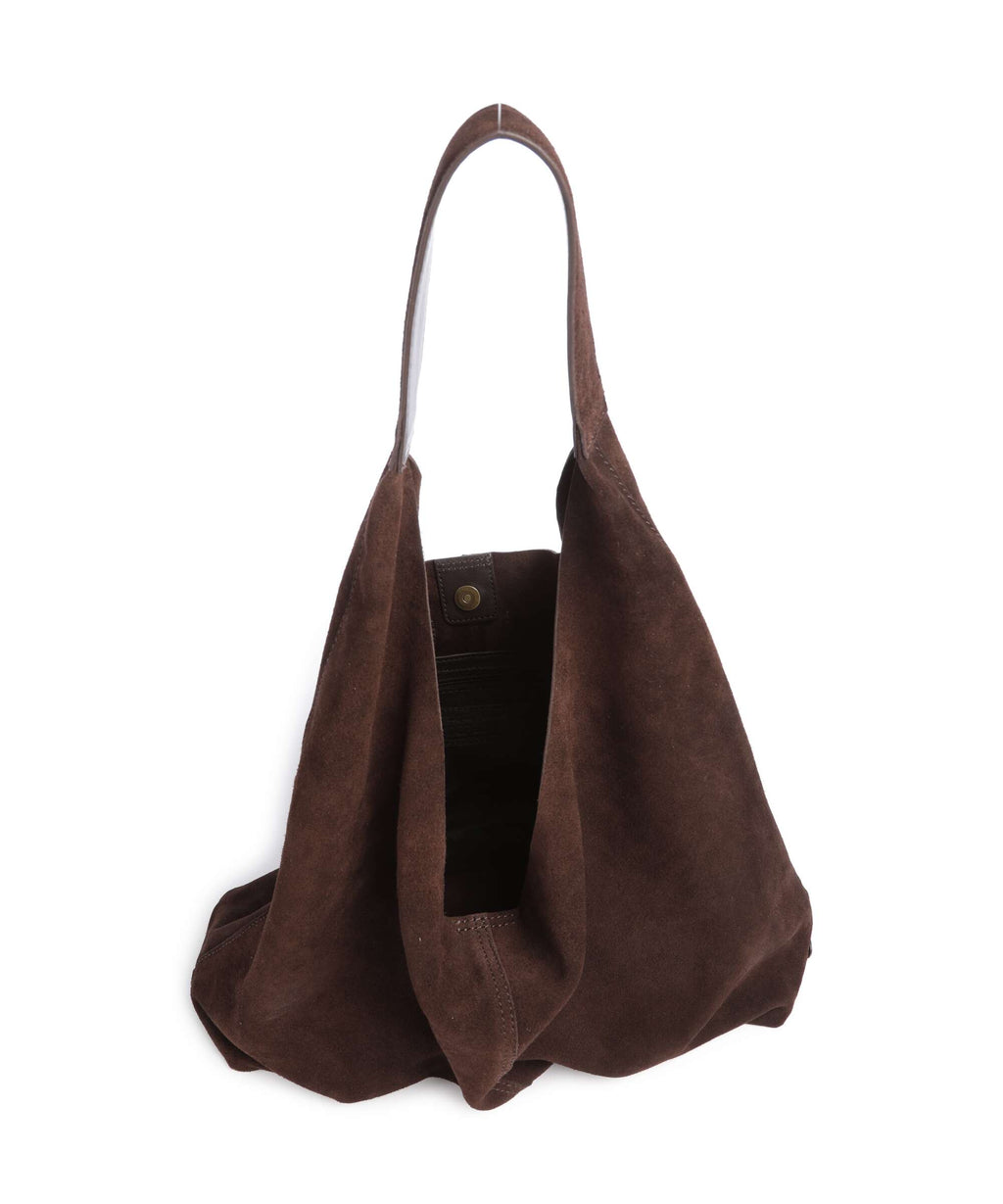 Depeche Bilbao Hobo bag chocolate