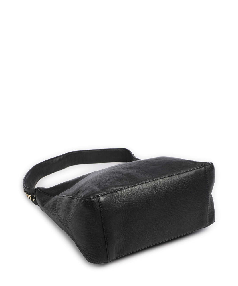 Depeche Gold Casino Hobo bag nero