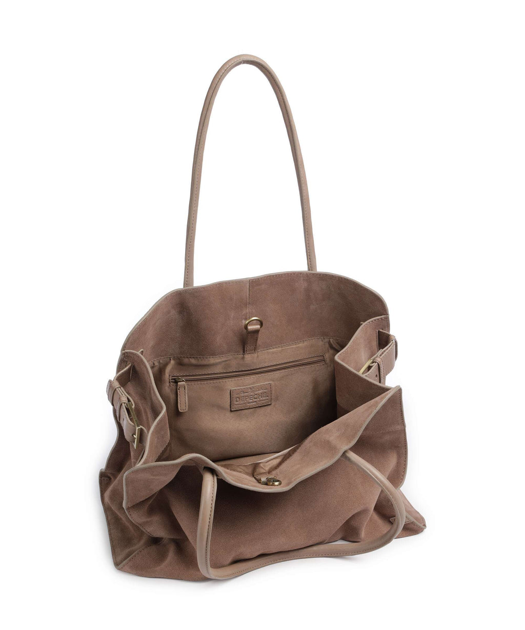 Depeche Madrid Tote bag taupe