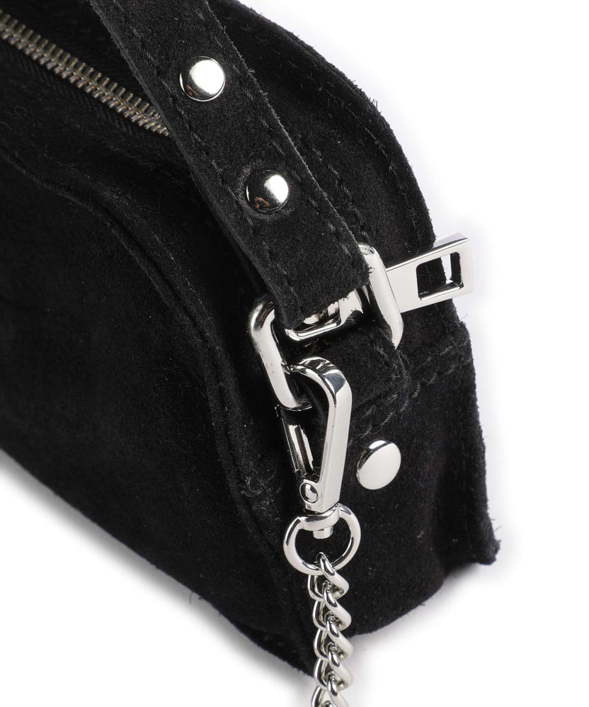 Núnoo Suede Helena Crossbody bag black