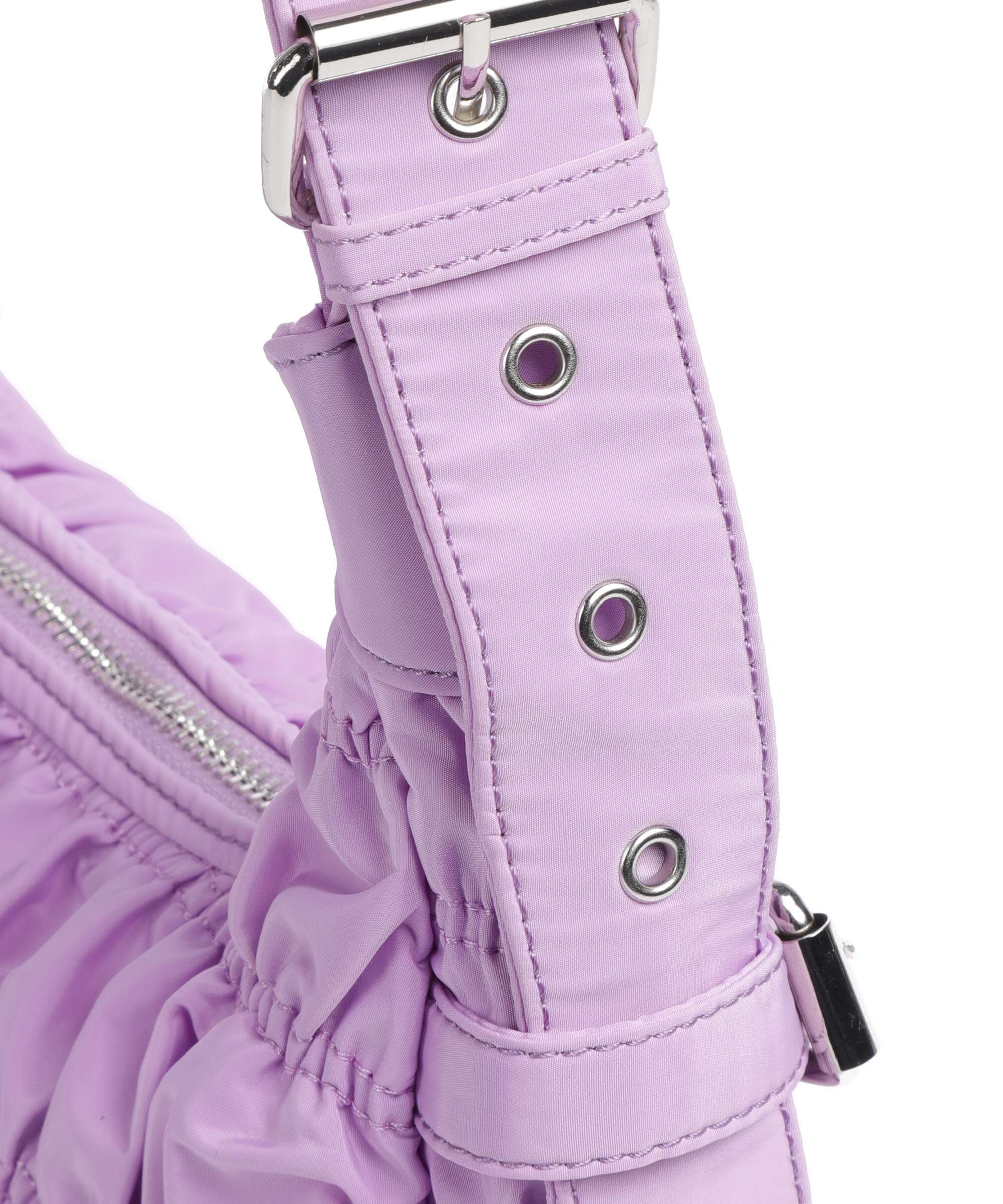 Núnoo Recycled Nylon Alaska Hobo bag purple