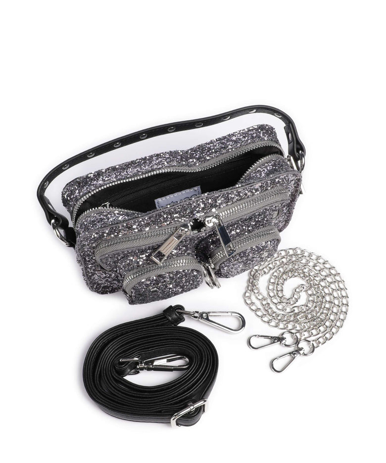 Núnoo Glitter Helena Crossbody bag silver