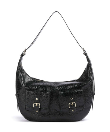 Núnoo New Zealand Stella Pocket Hobo tas black