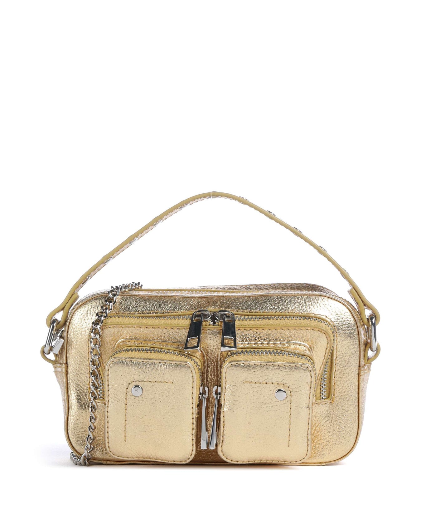Núnoo Metallic Helena Crossbody bag light gold