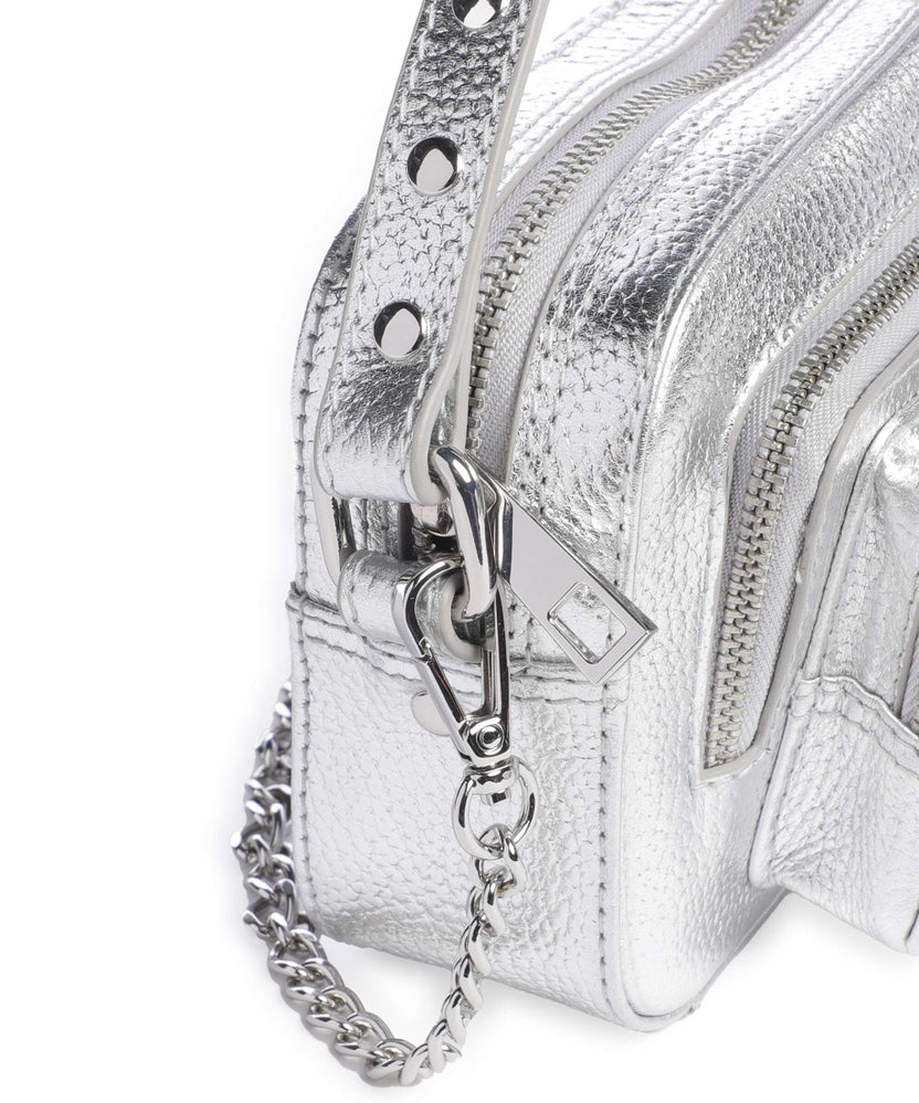 Núnoo Metallic Helena Crossbody bag silver