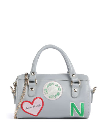Núnoo Florence Small Maya Crossbody tas light grey