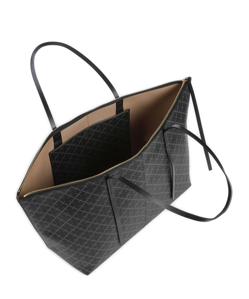 by Malene Birger Luze Tote bag charcoal
