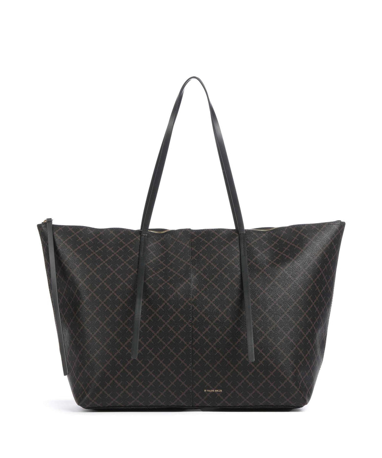 by Malene Birger Luze Tote bag dark chokolate
