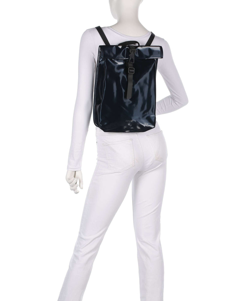 Rains Mini Rolltop backpack spill