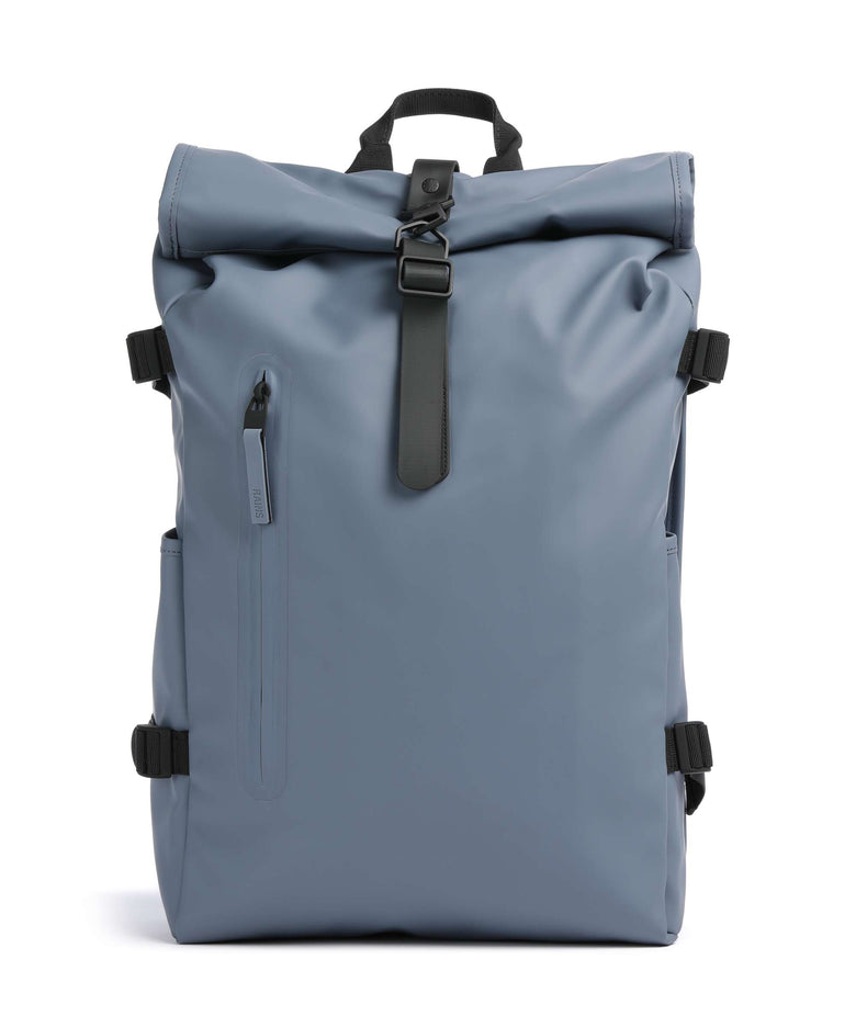 Rains Large Rolltop backpack blue dusk