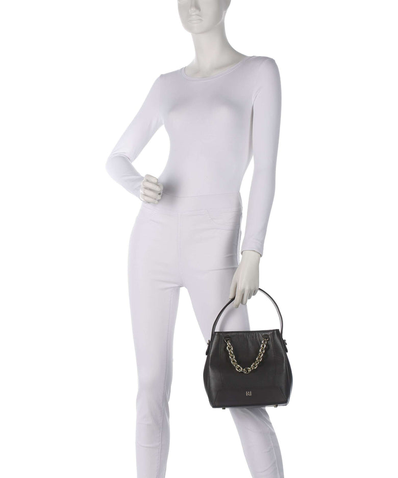 Kazar Poly Handbag dark brown