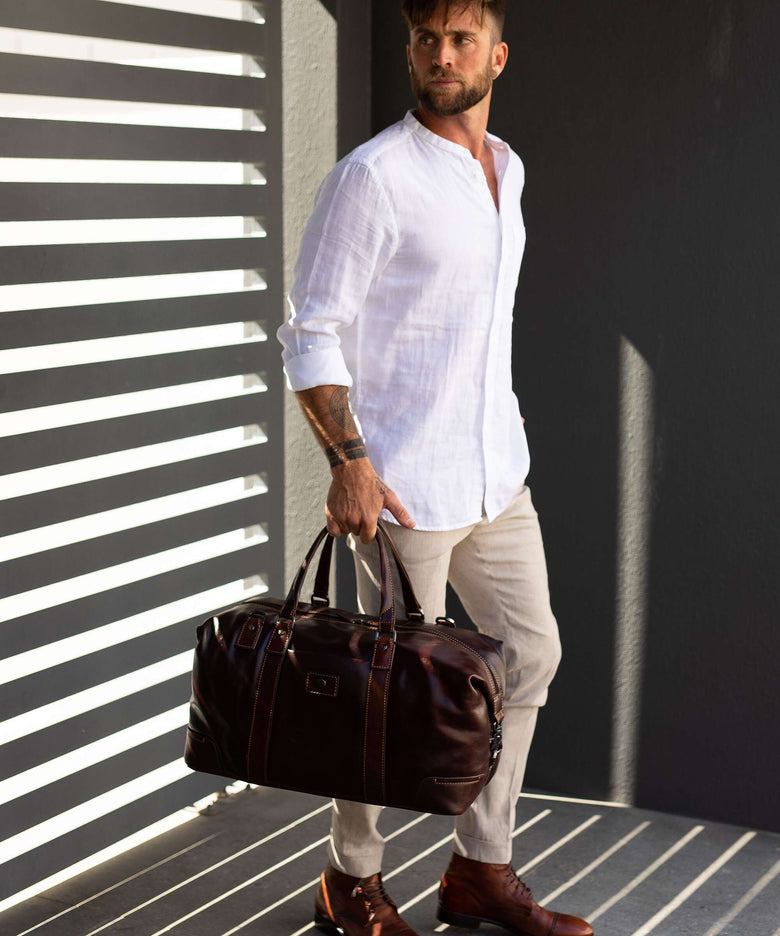 Jekyll & Hide Oxford Weekend bag tobacco