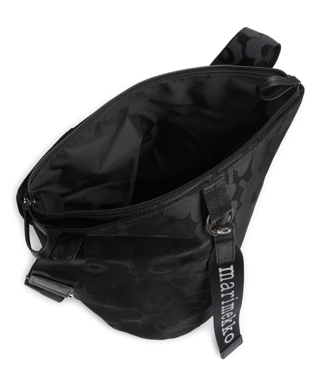 Marimekko All Day Unikko Hobo bag black