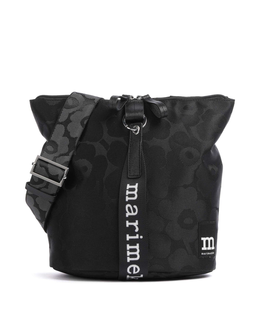 Marimekko Carry All Unikko Crossbody bag black