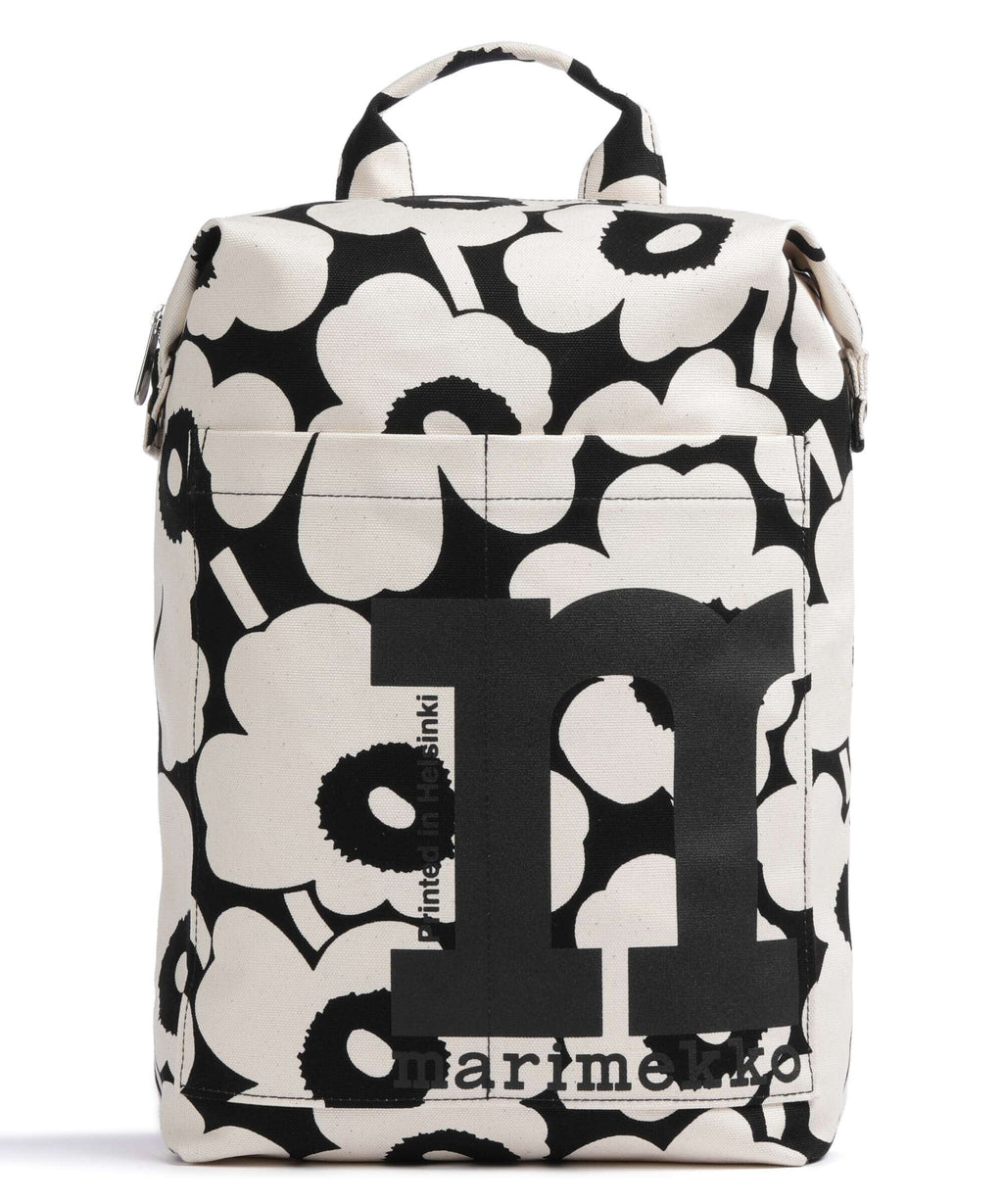 Marimekko Unikko Mono Backpack cotton/black