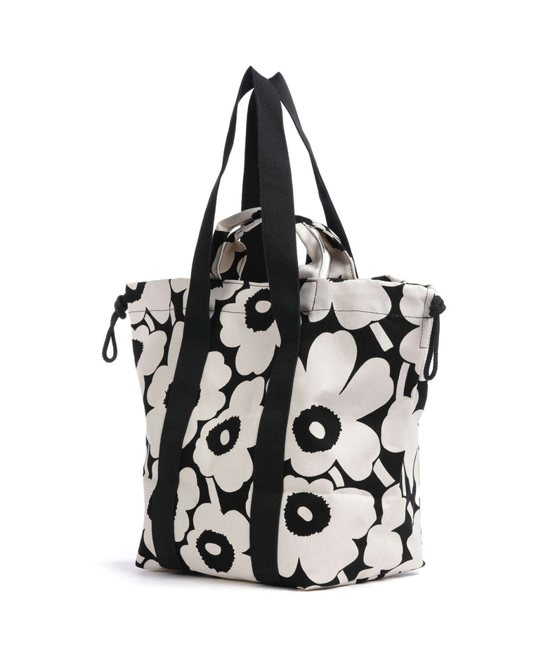 Marimekko Unikko Mono City Tote bag cotton/black