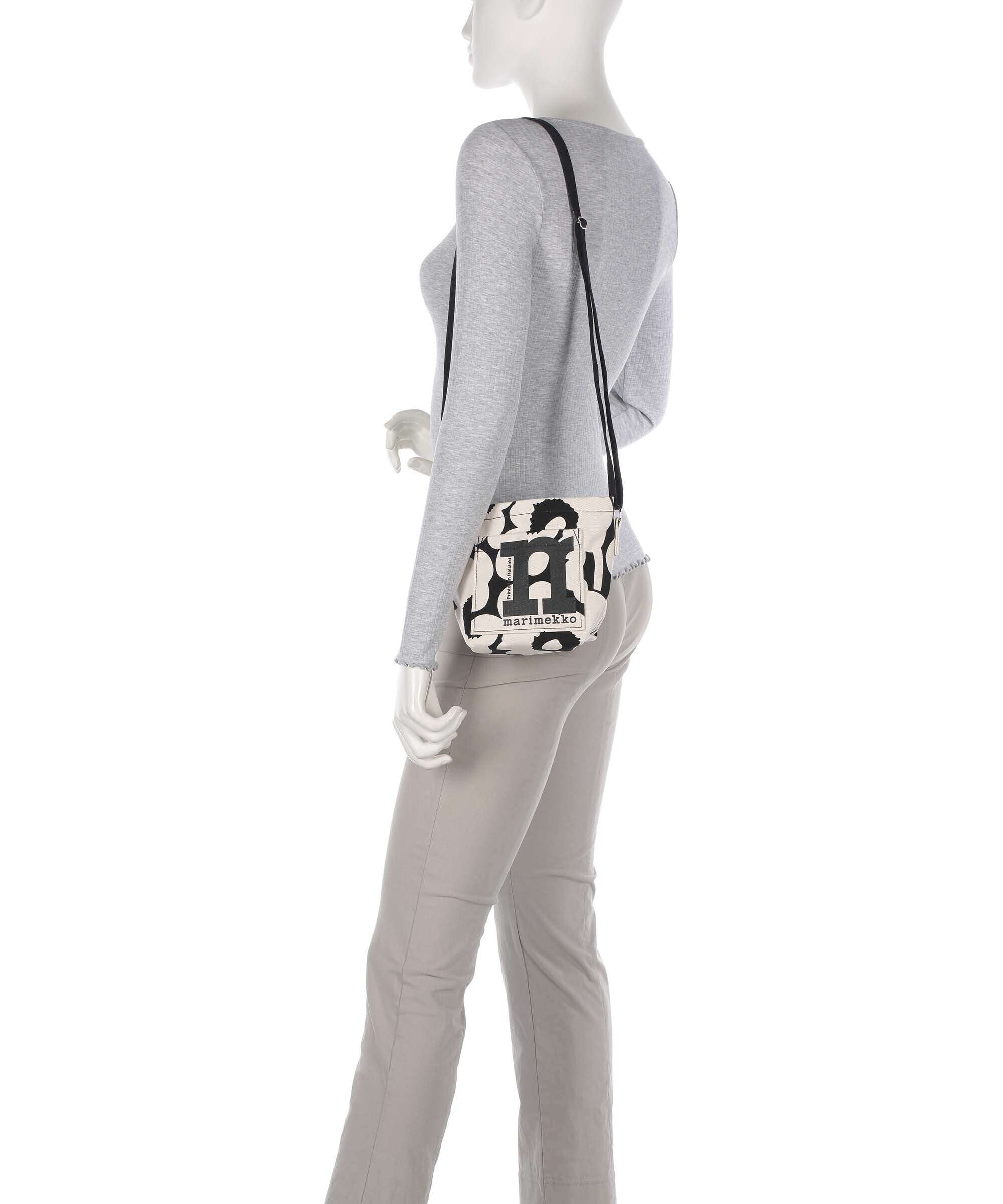 Marimekko Mono Unikko Mini Crossbody bag cotton/black