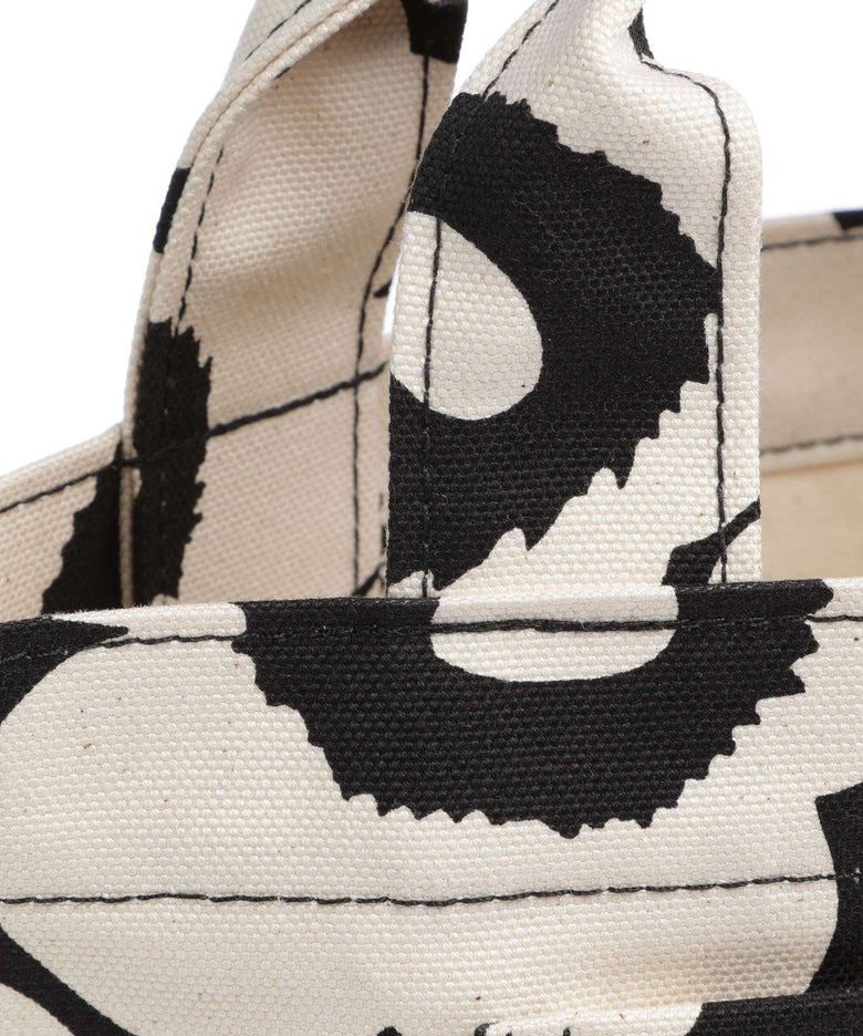 Marimekko Mono Unikko Mini Handbag cotton/black