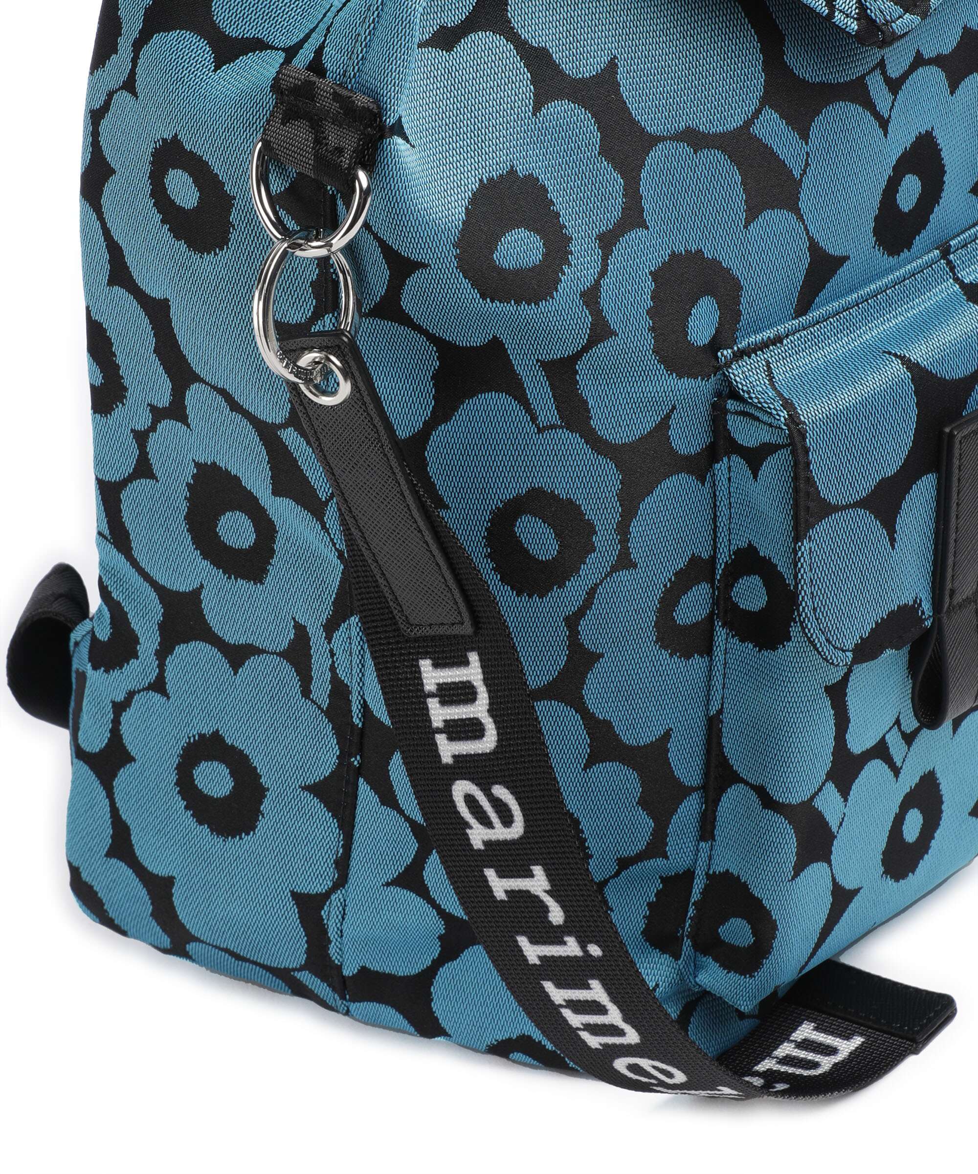 Marimekko Everything Unikko L Backpack blue/black