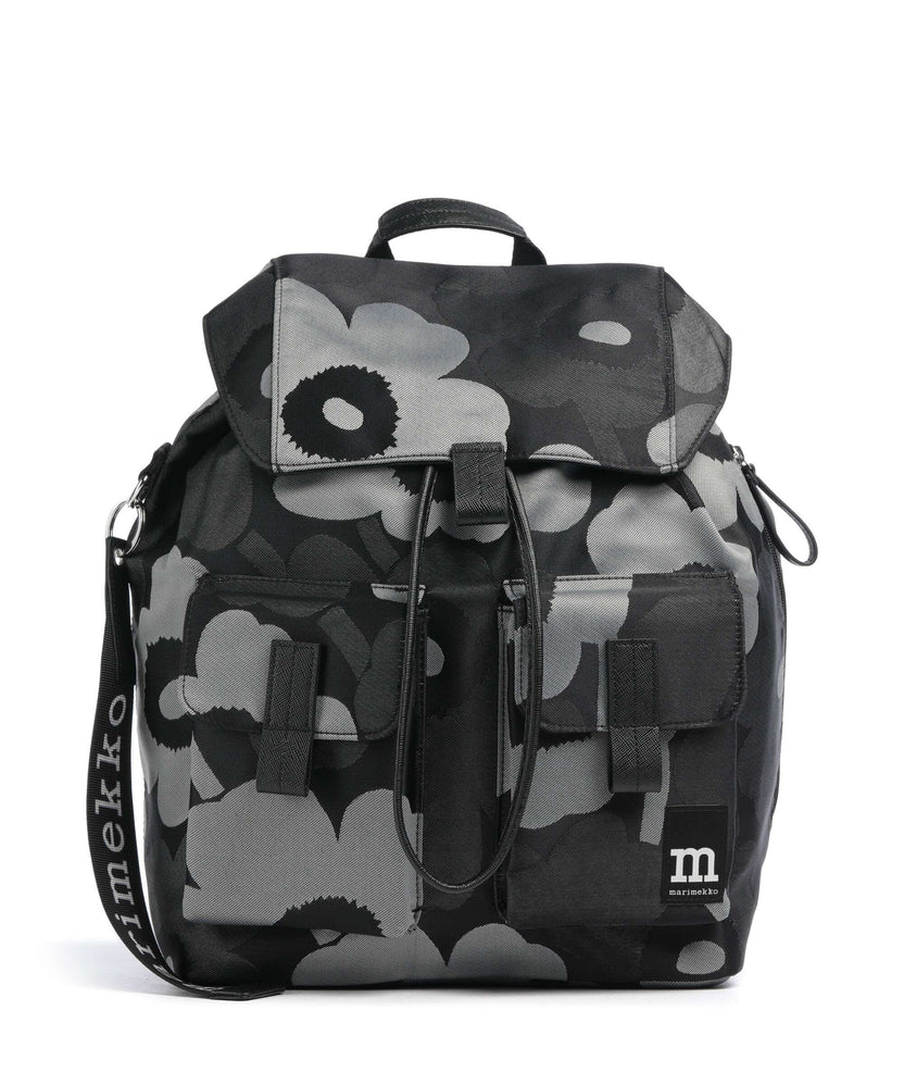 Marimekko Unikko Everything L Backpack grey/dark grey/black