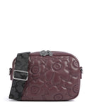 Marimekko Unikko Soft Gratha Crossbody tas wine red