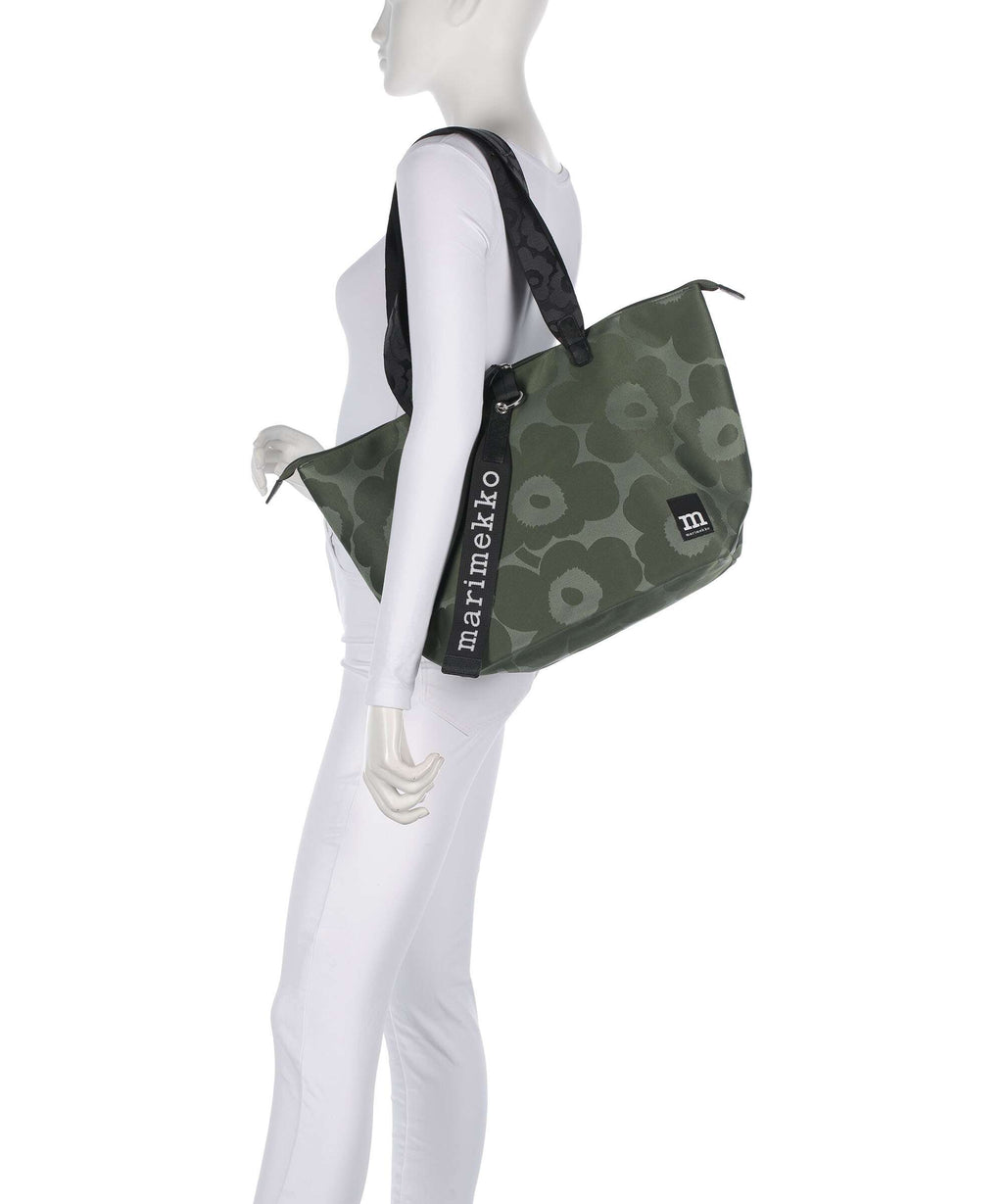 Marimekko Unikko All Day Tote bag green/light green