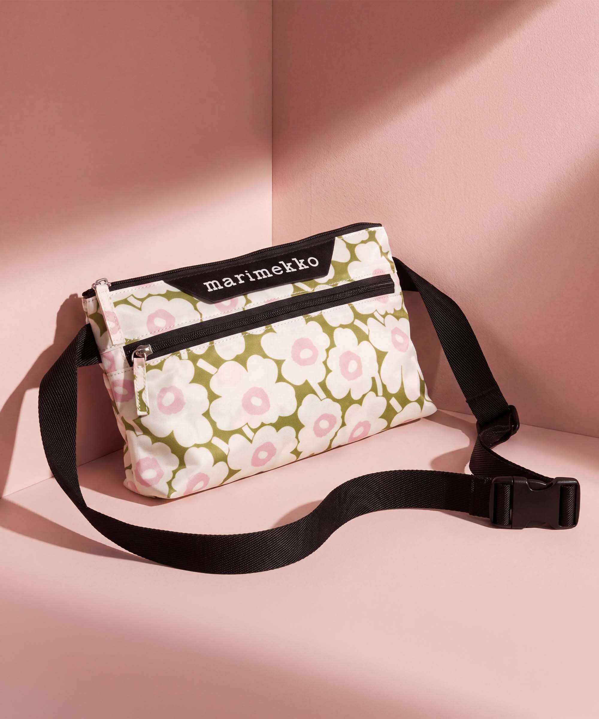 Marimekko Neat S Unikko Crossbody bag light yellow/green/lt pink