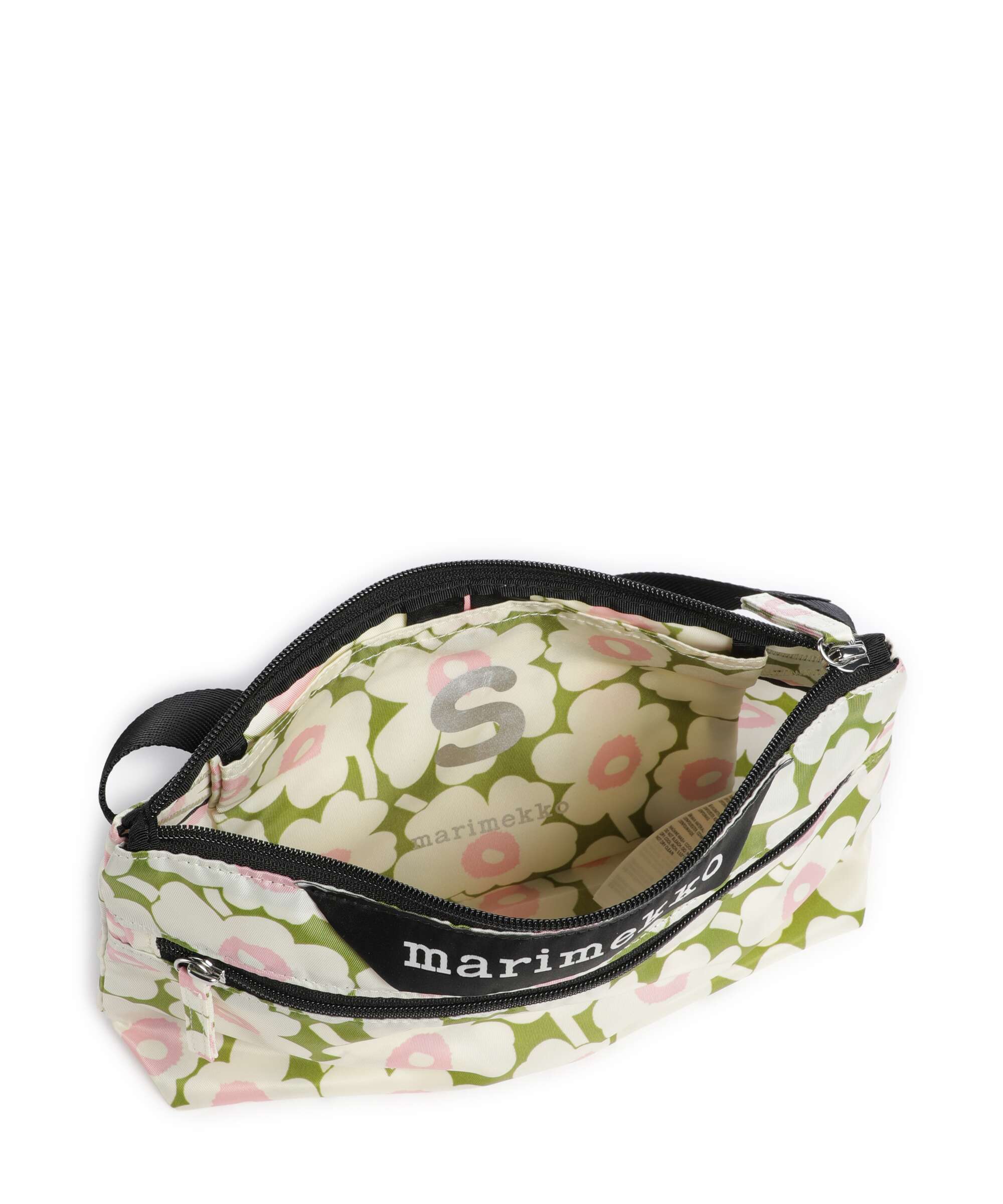 Marimekko Neat S Unikko Crossbody bag light yellow/green/lt pink