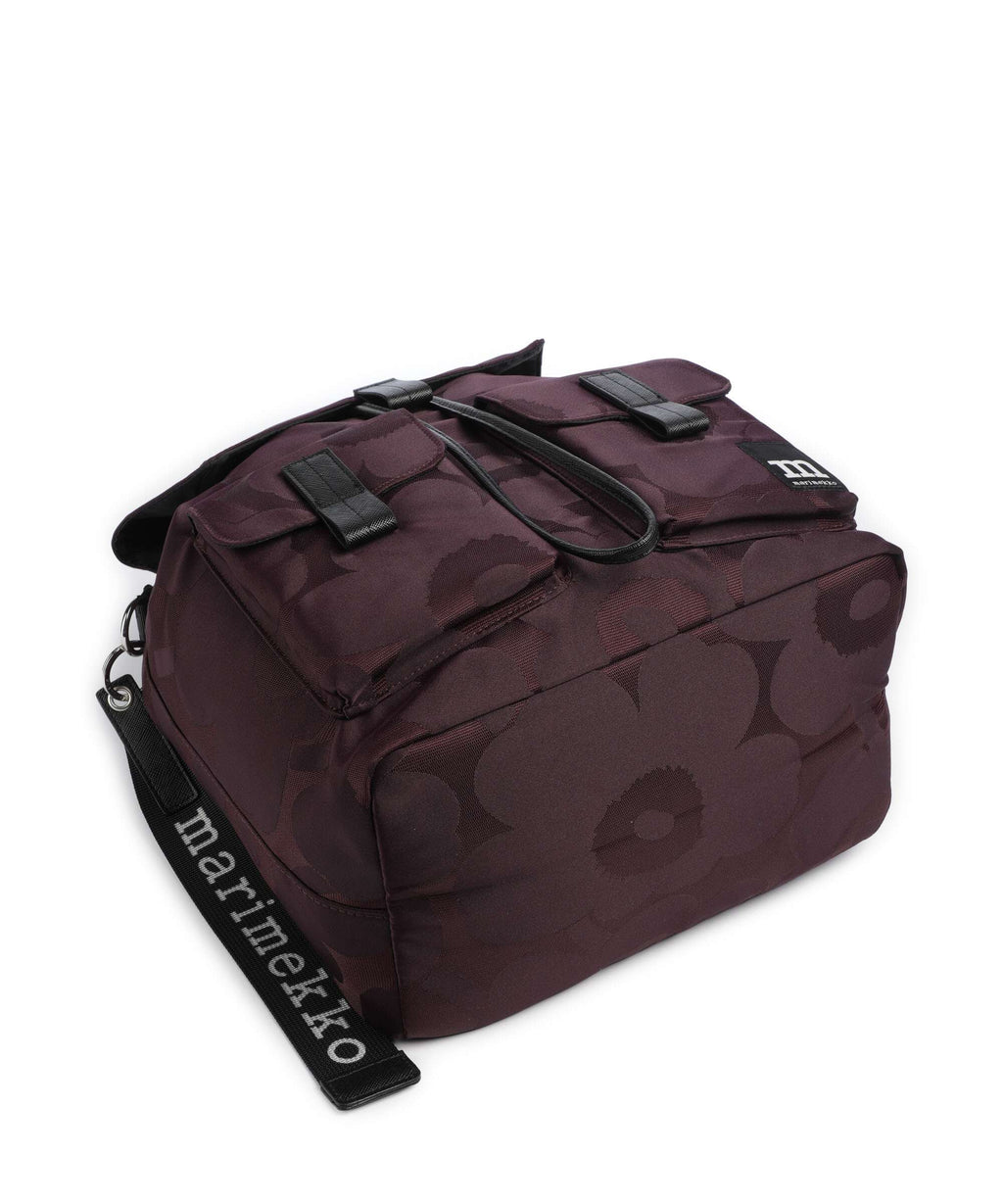Marimekko Wear All Day L Unikko Backpack wine red/dark wine