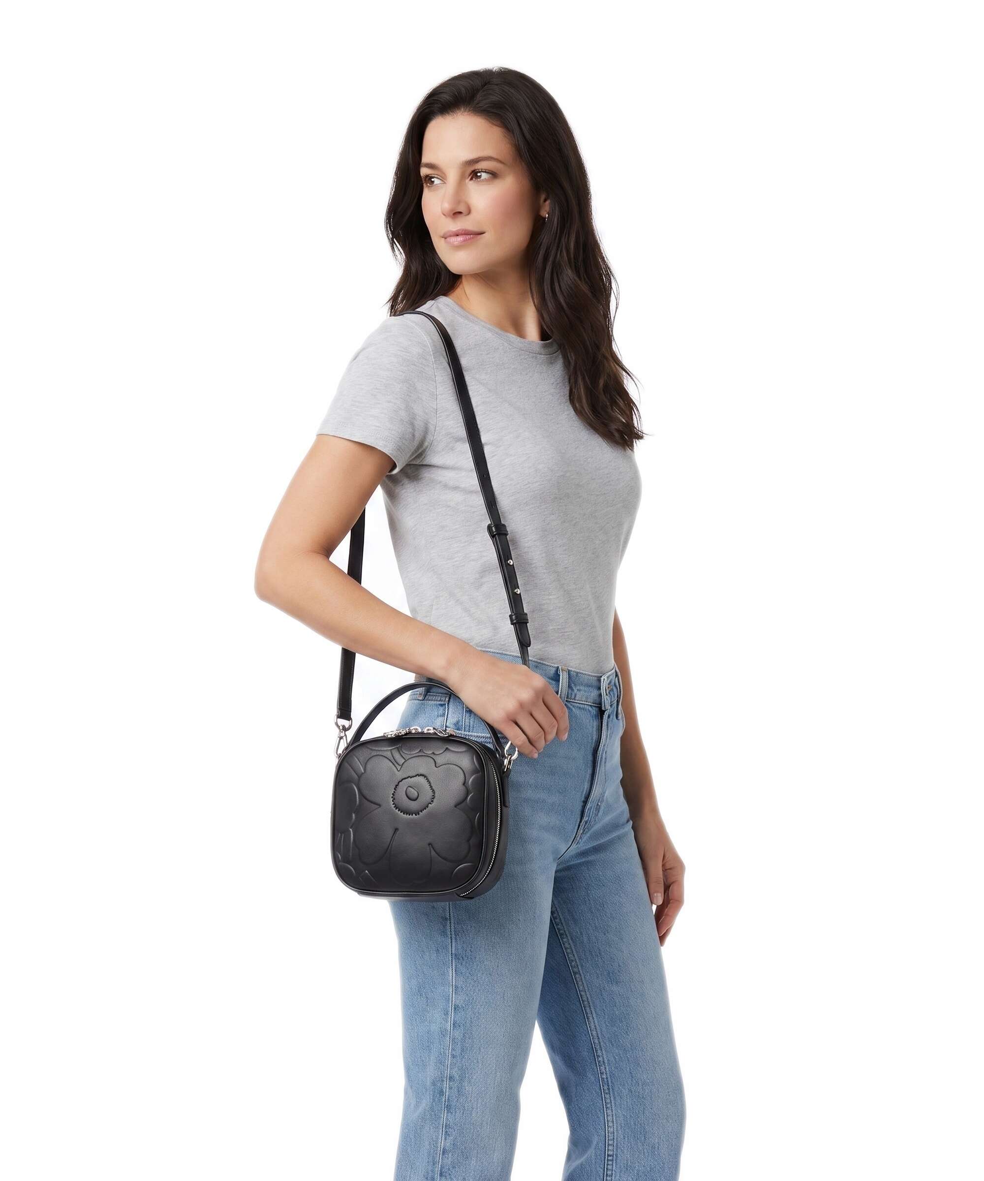 Marimekko Gratha Unikko Mini Crossbody bag black