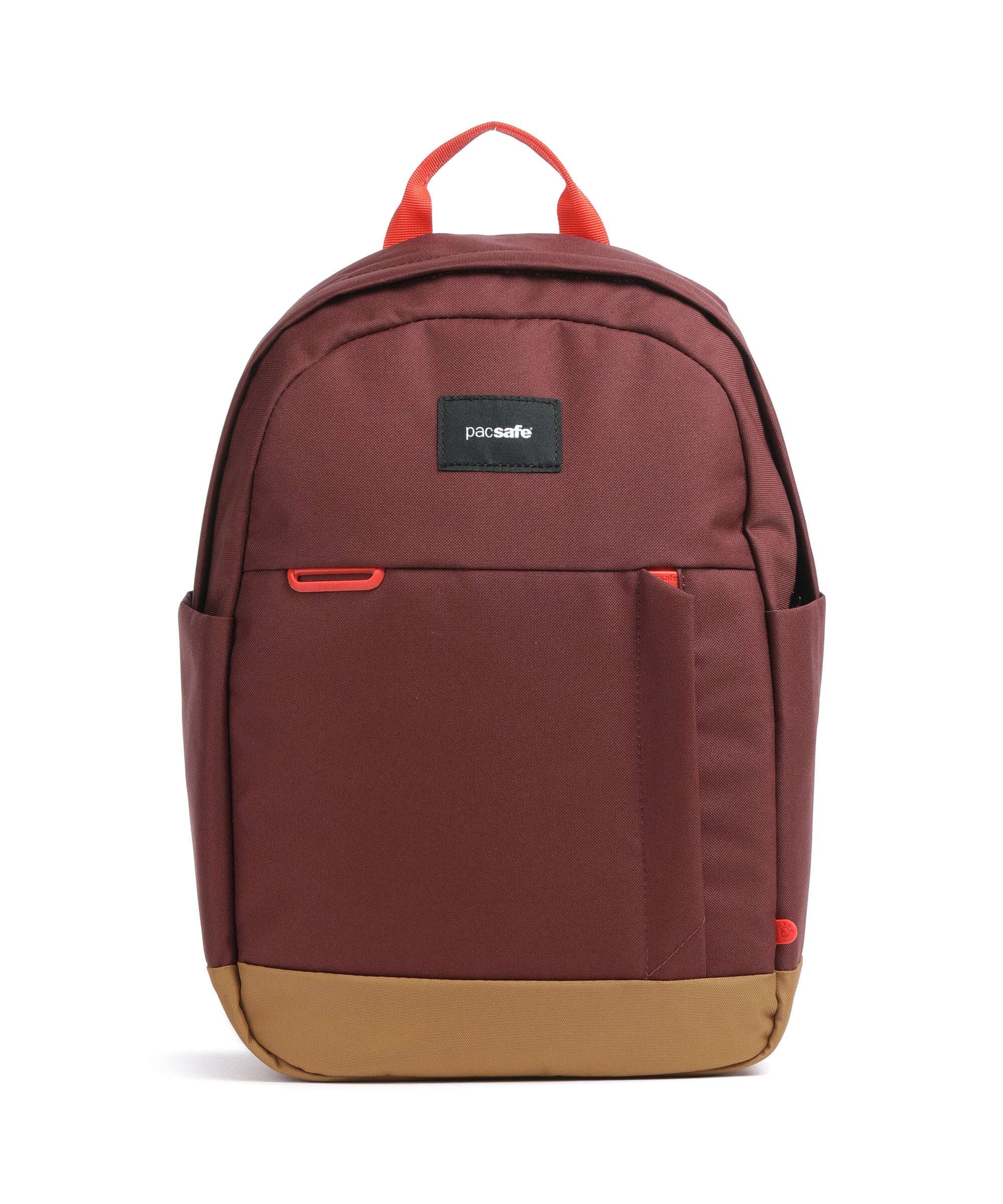 Pacsafe Go 15 Backpack garnet red