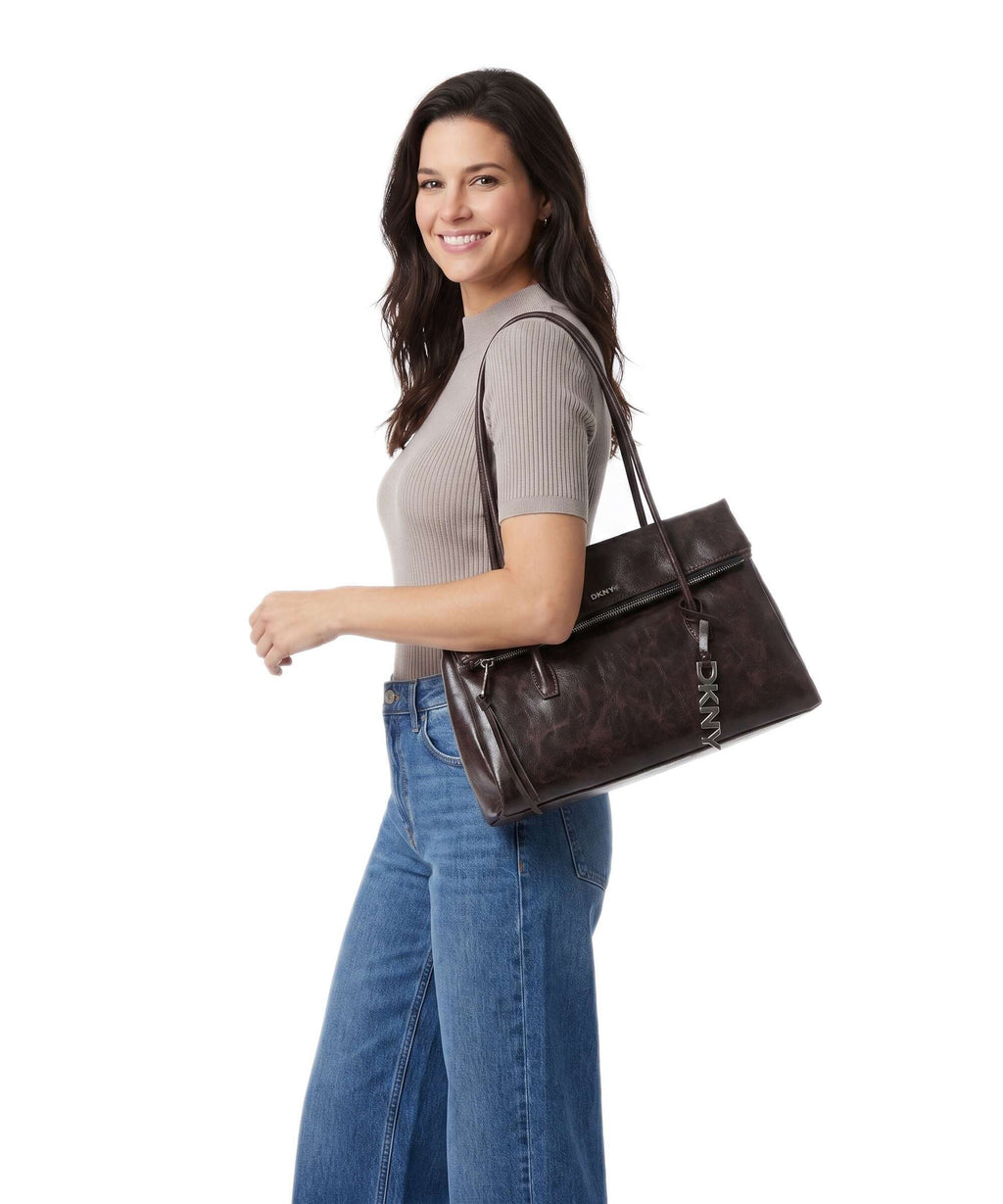 DKNY Rivington Large Shoulder bag coffee bean