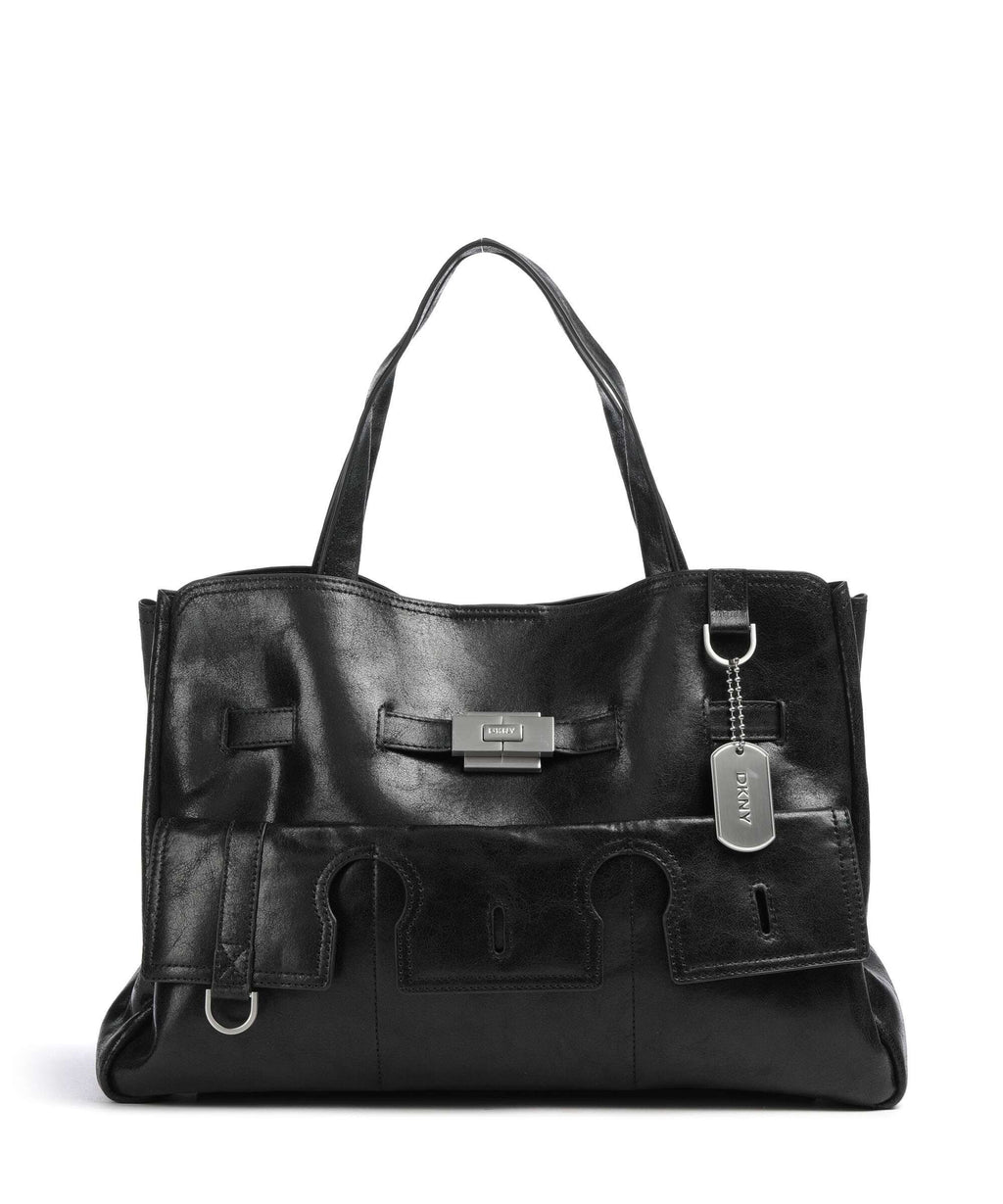 DKNY Bryar Large Handbag black/silver
