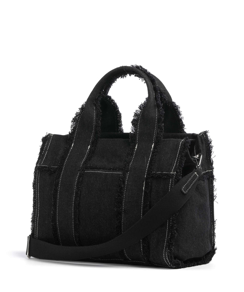 DKNY Barret Medium Handbag black denim