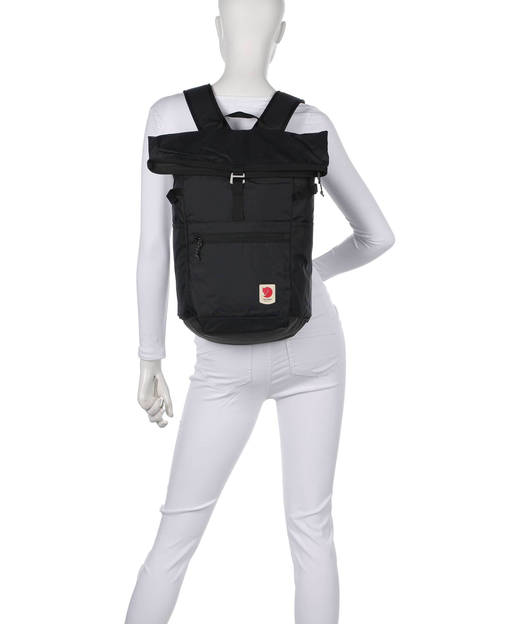 Fjällräven High Coast 24 Rolltop backpack sunset orange