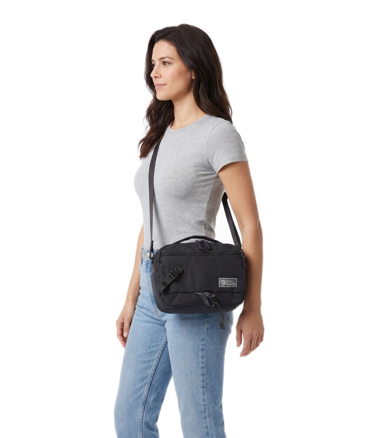 Fjällräven Vardag 6 Crossbody bag coal black